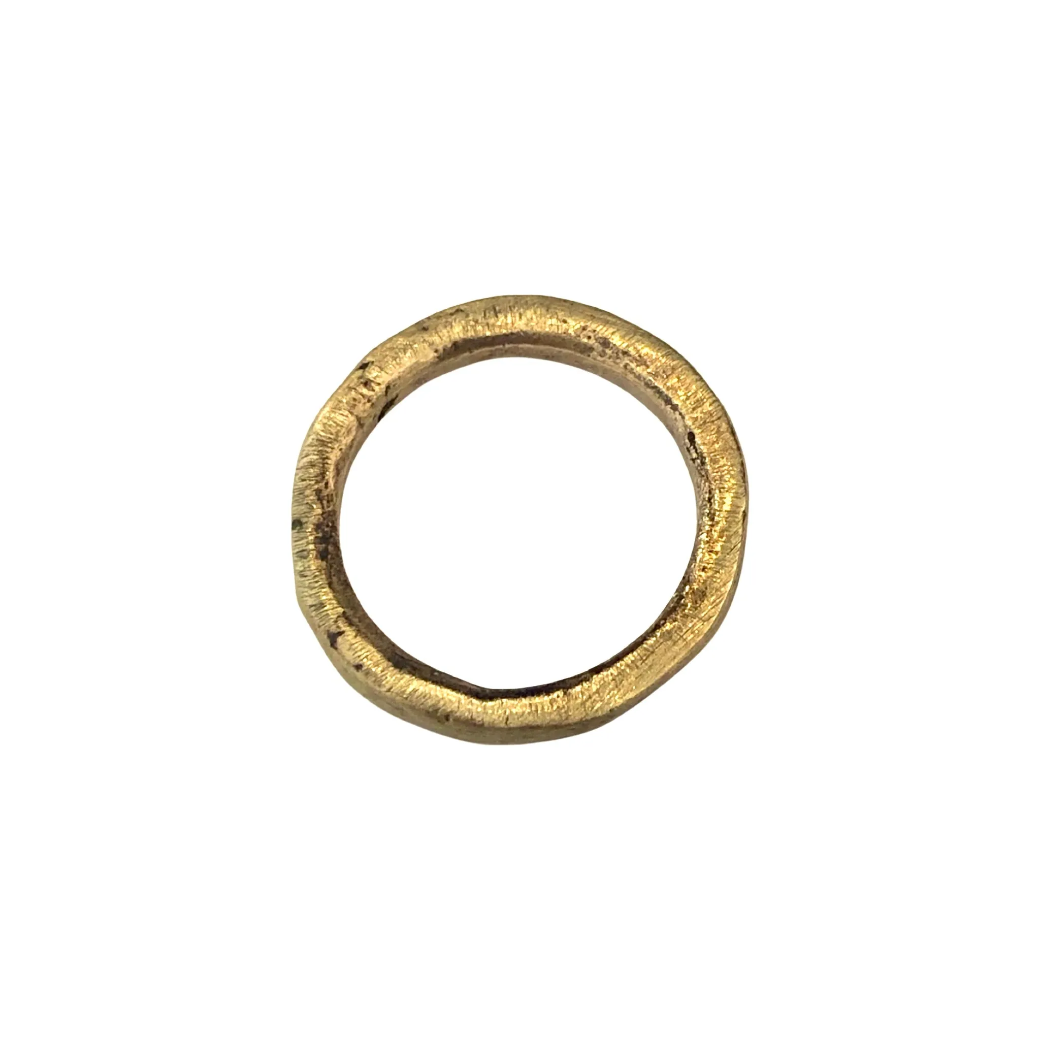 10K Gold Molten Band