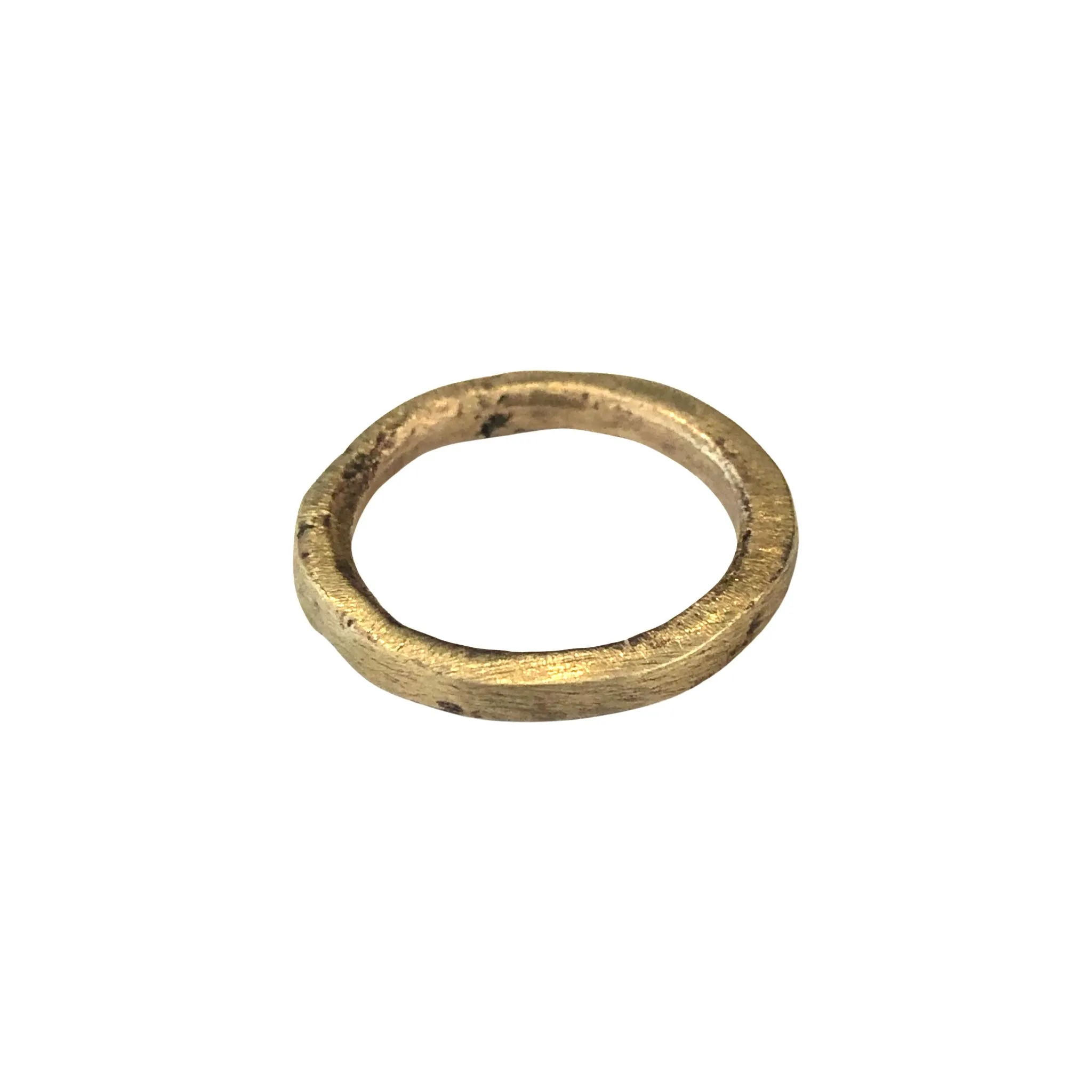 10K Gold Molten Band