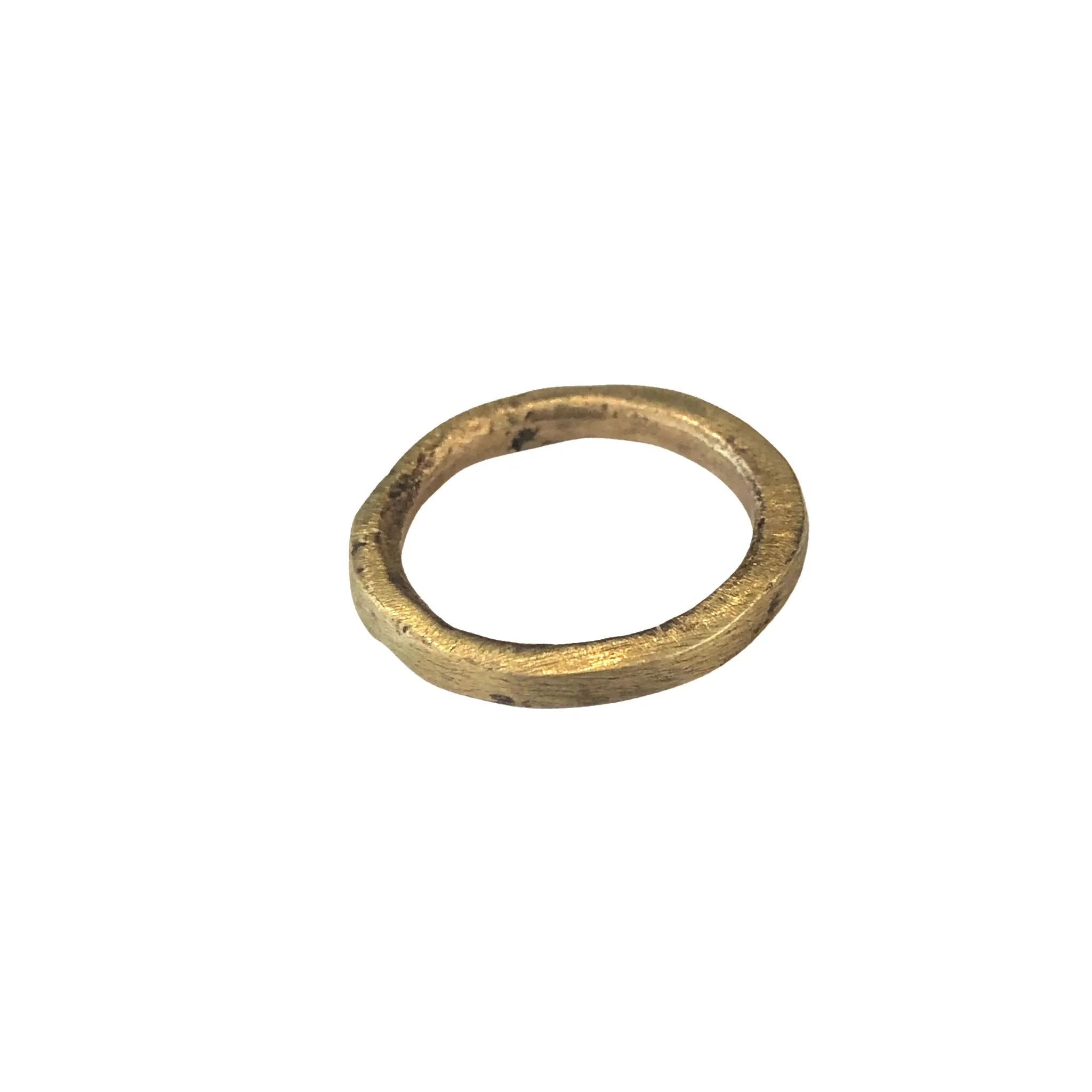 10K Gold Molten Band