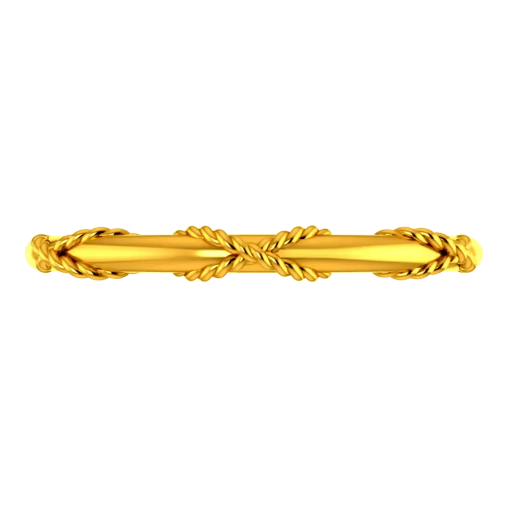 14k Gold Ring With Unique Detailing From Amazea Collection