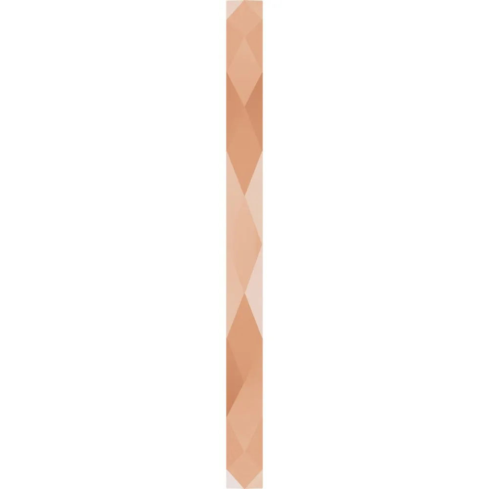 14K White 1.5 mm Diamond Pattern Band