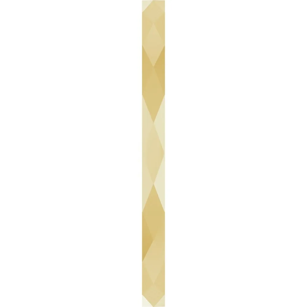 14K White 1.5 mm Diamond Pattern Band