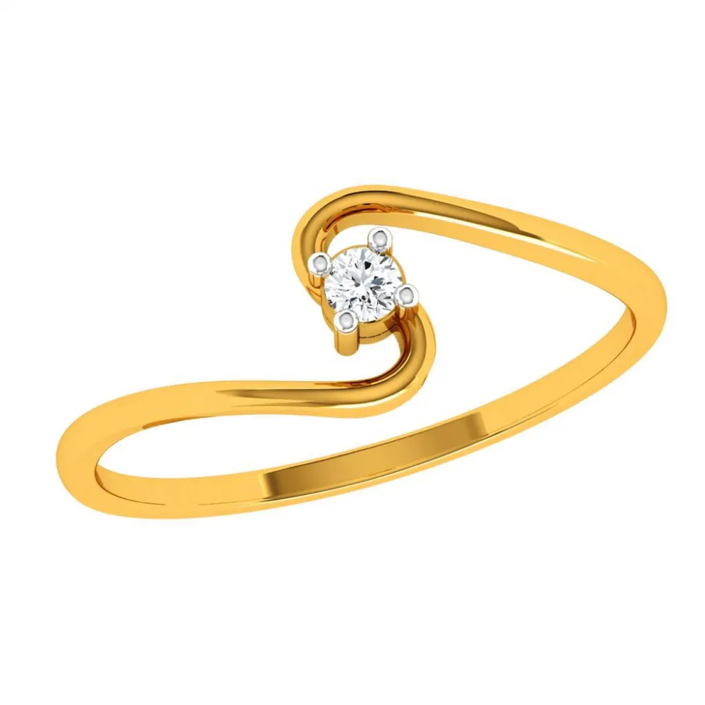 14KT (585) Yellow Gold Ring For Woman