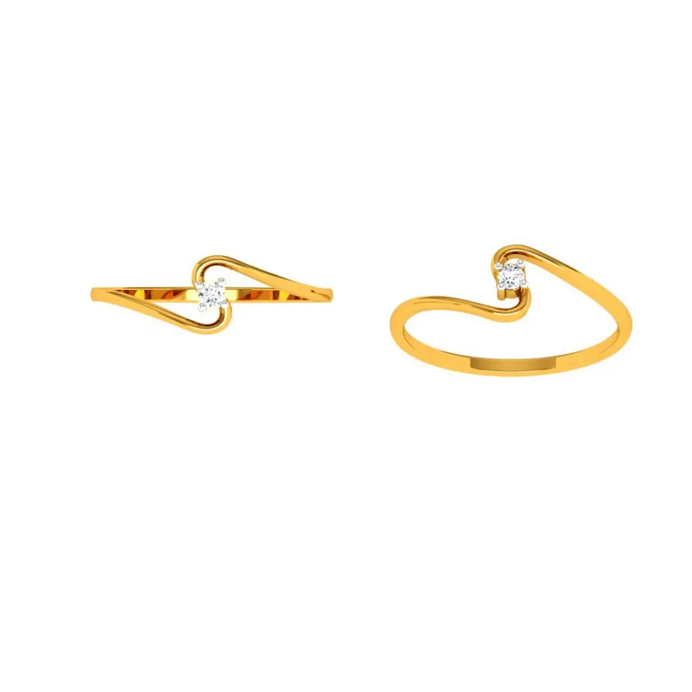 14KT (585) Yellow Gold Ring For Woman