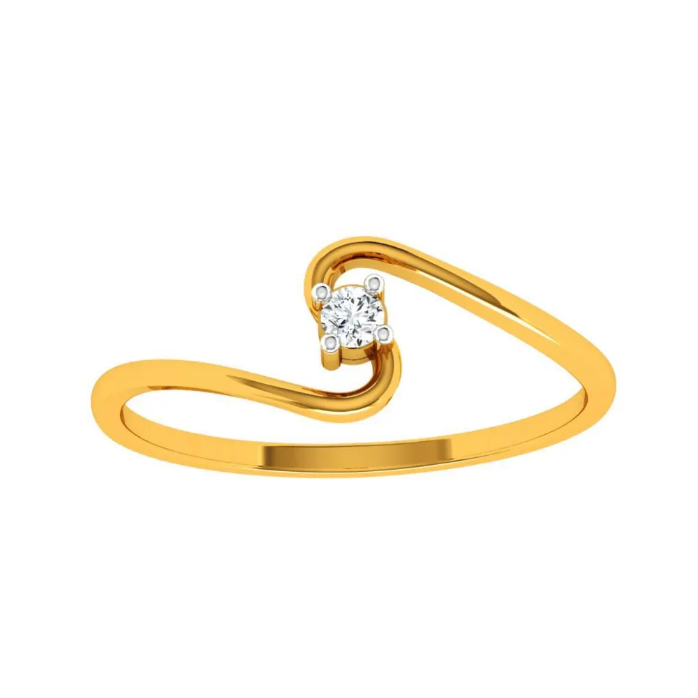 14KT (585) Yellow Gold Ring For Woman
