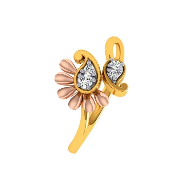 14KT (585) Yellow Gold Ring For Women