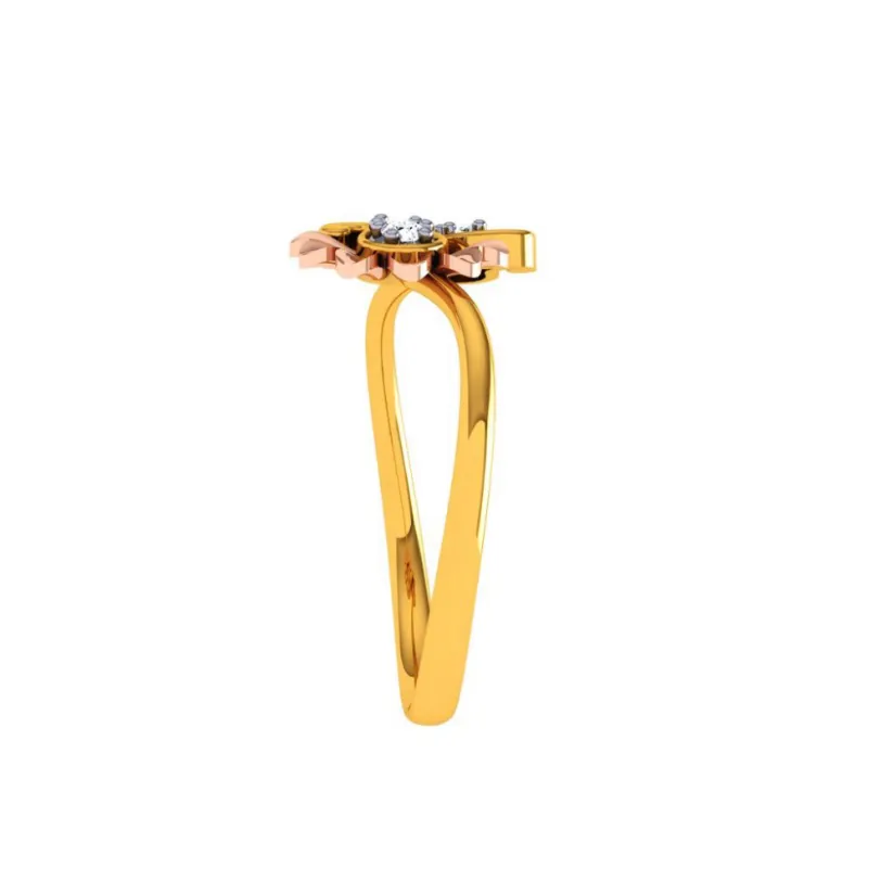 14KT (585) Yellow Gold Ring For Women
