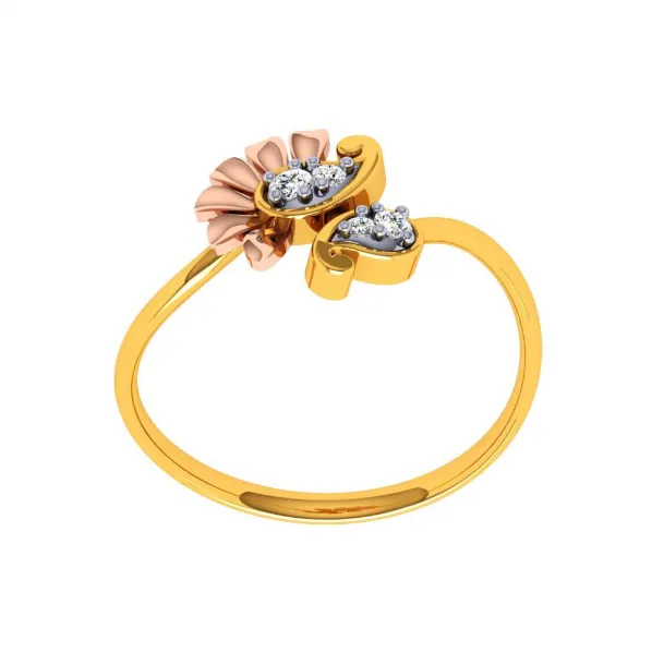 14KT (585) Yellow Gold Ring For Women