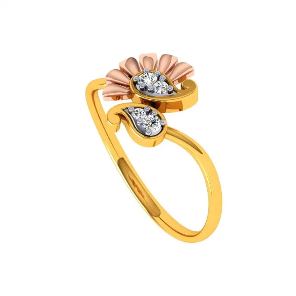 14KT (585) Yellow Gold Ring For Women