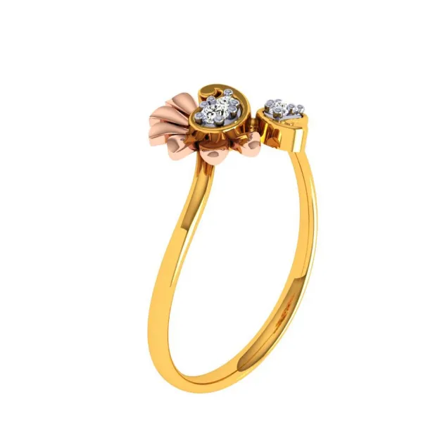 14KT (585) Yellow Gold Ring For Women