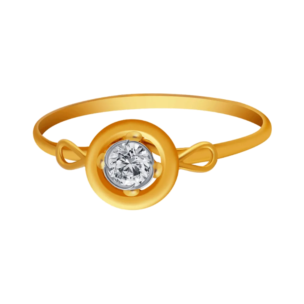 14KT (585) Yellow Gold Ring For Women