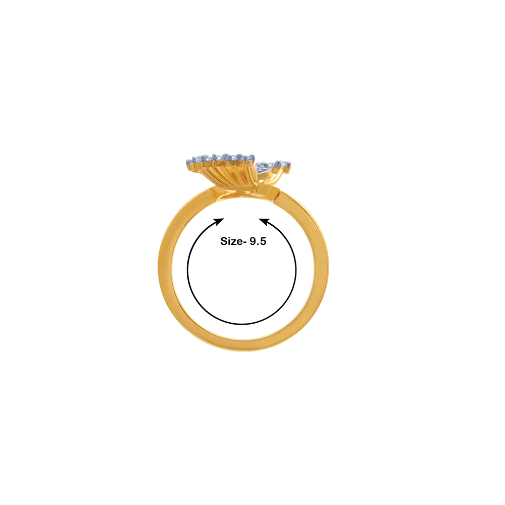 14KT (585) Yellow Gold Ring For Women