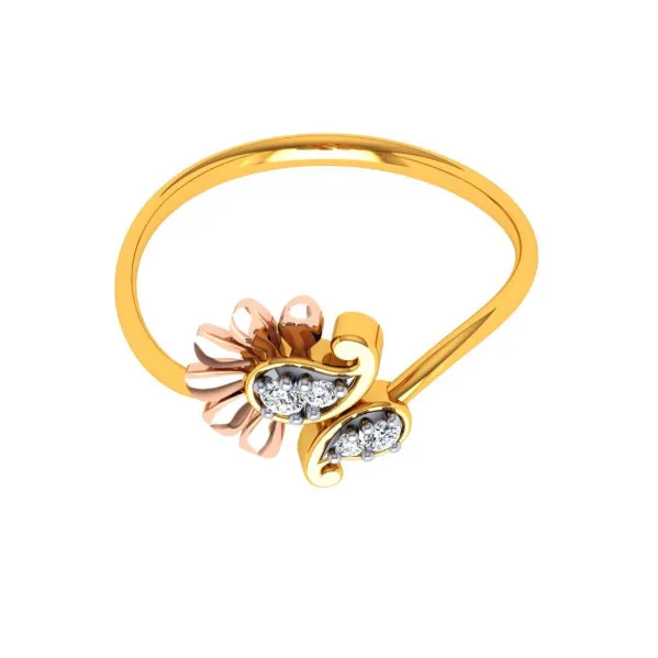 14KT (585) Yellow Gold Ring For Women