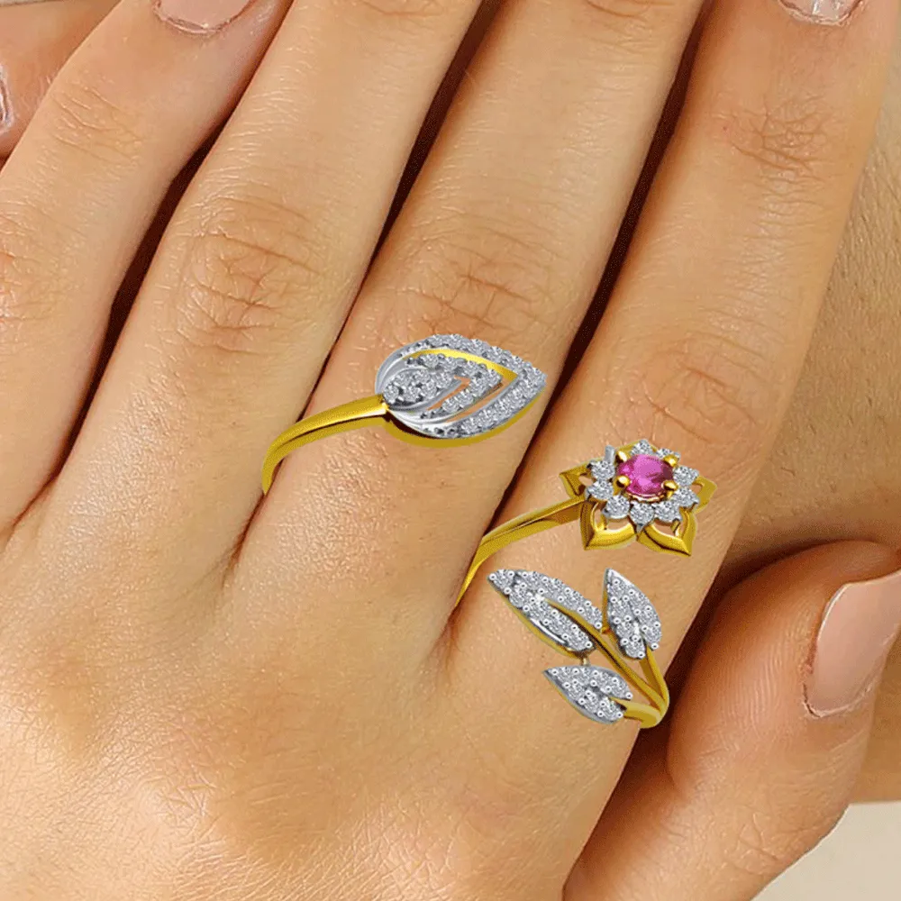 14KT (585) Yellow Gold Ring For Women