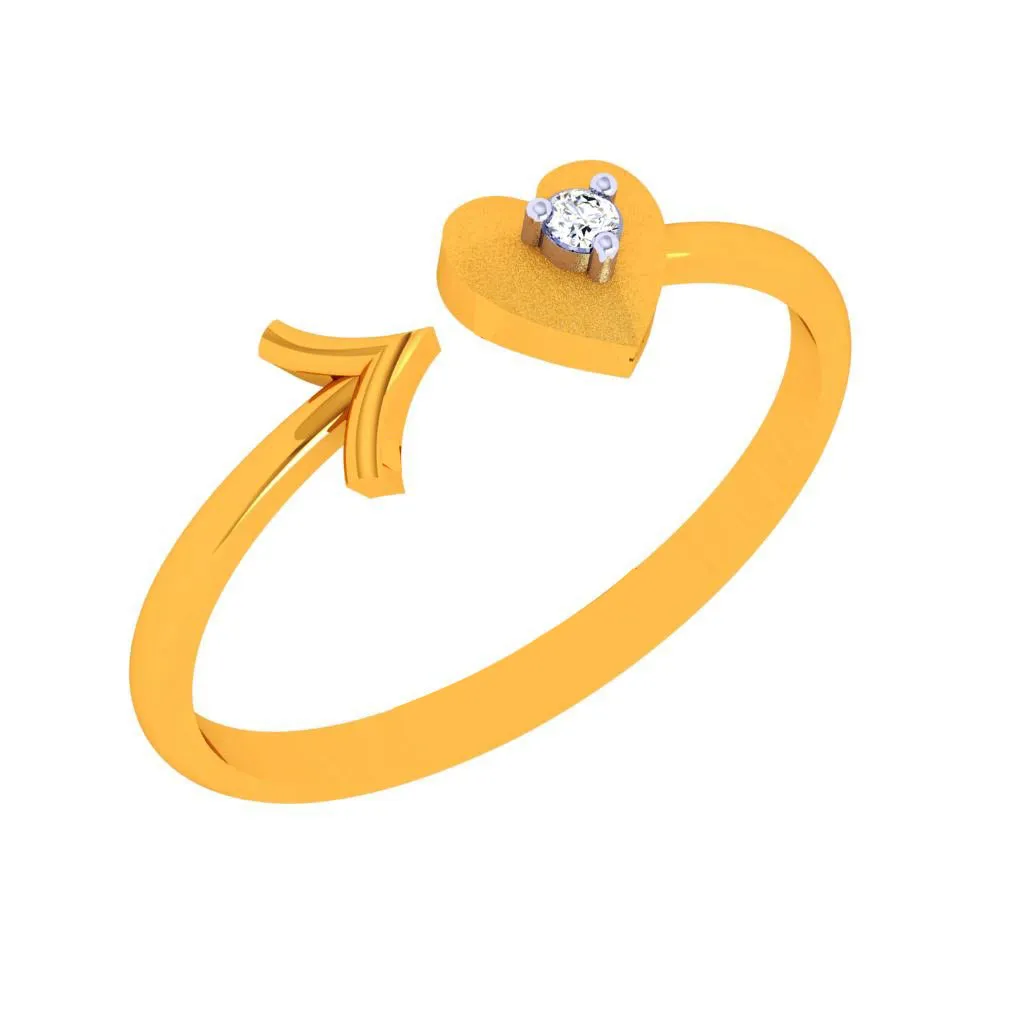 18k Heart & Arrow Diamond Ring