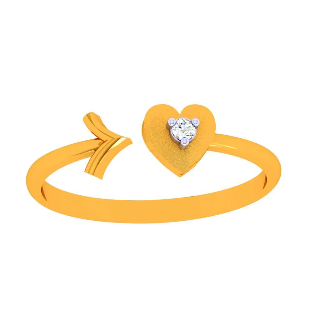 18k Heart & Arrow Diamond Ring