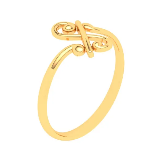 18KT Musical Note Gold Ring From Online Exclusive Collection
