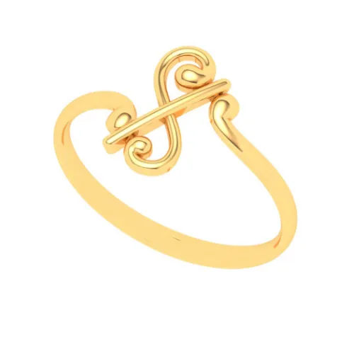 18KT Musical Note Gold Ring From Online Exclusive Collection