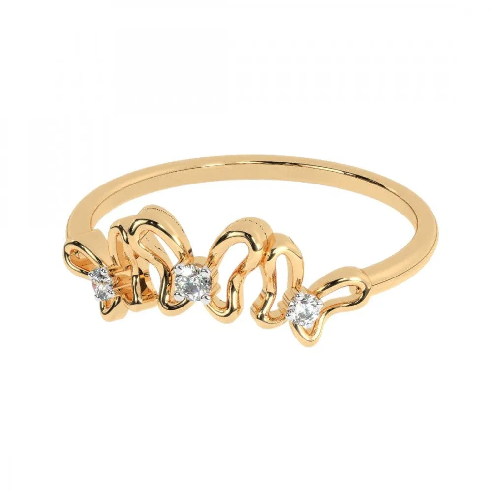 22KT (916) Yellow Gold Ring For Women