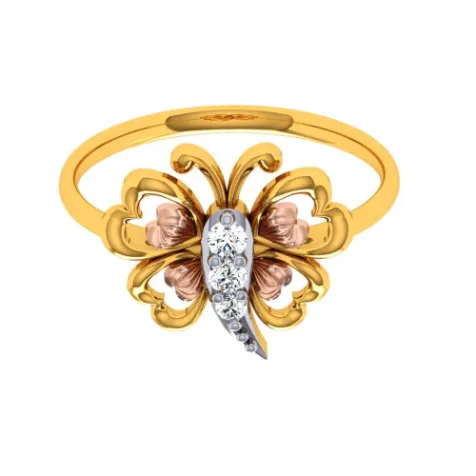 22KT (916) Yellow Gold Ring For Women