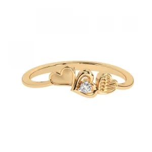 22KT (916) Yellow Gold Ring For Women