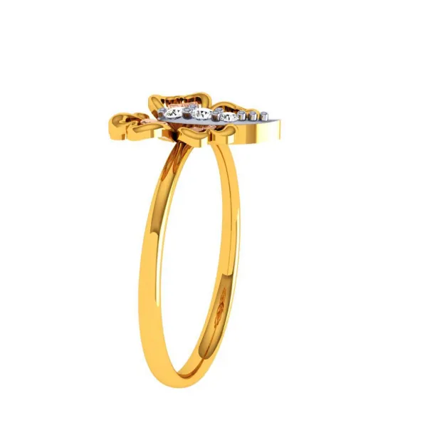 22KT (916) Yellow Gold Ring For Women