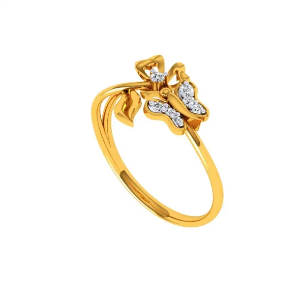 22KT (916) Yellow Gold Ring For Women