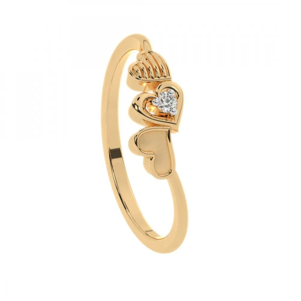 22KT (916) Yellow Gold Ring For Women