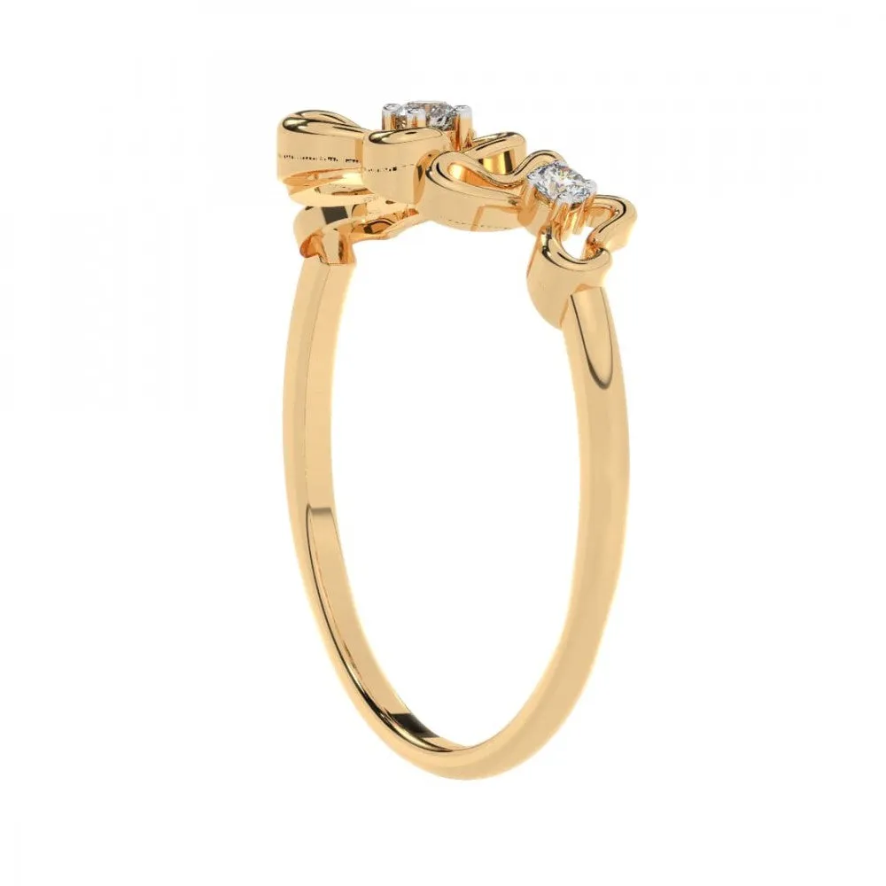 22KT (916) Yellow Gold Ring For Women