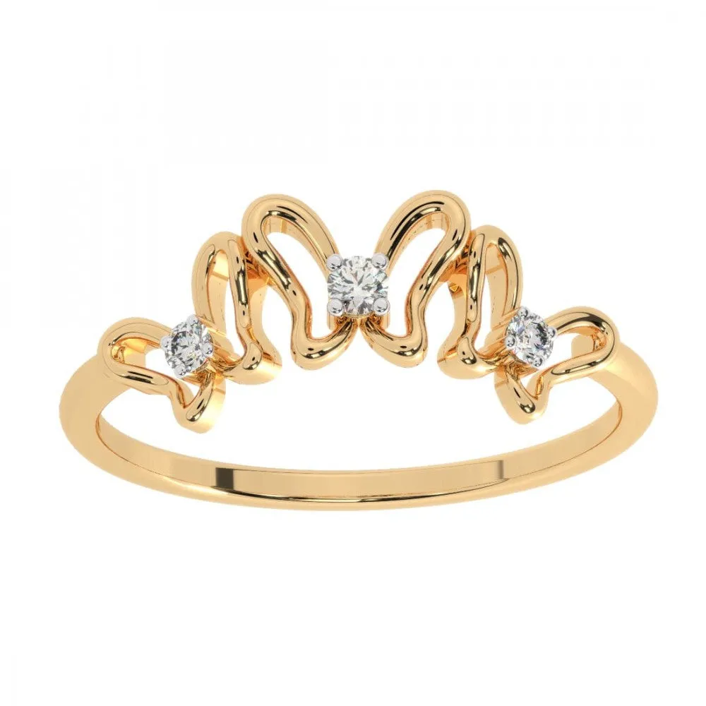 22KT (916) Yellow Gold Ring For Women