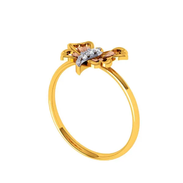 22KT (916) Yellow Gold Ring For Women