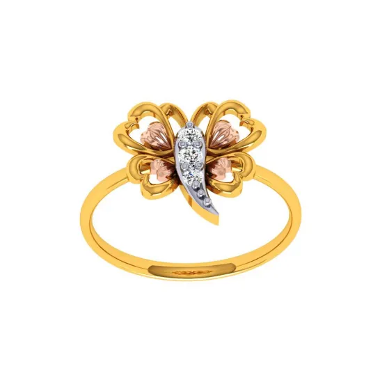 22KT (916) Yellow Gold Ring For Women