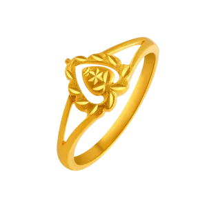22KT Yellow Gold Ring For Women