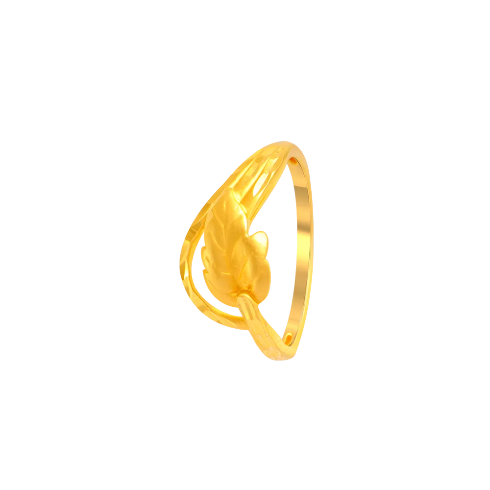 22KT Yellow Gold Ring For Women