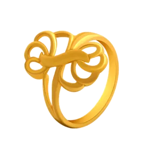 22KT Yellow Gold Ring For Women