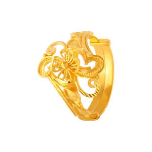 22KT Yellow Gold Ring For Women