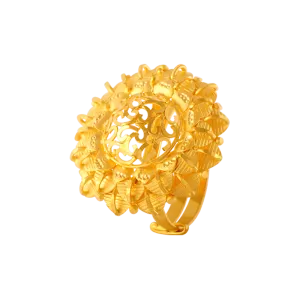 22KT Yellow Gold Ring For Women
