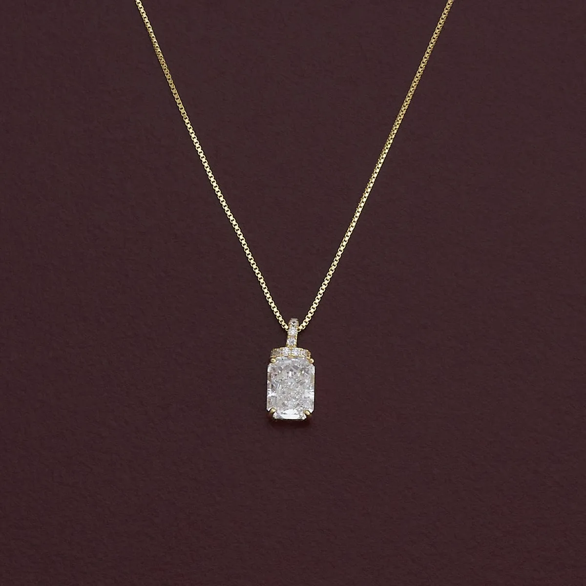 92.5 Silver Pendant with Chain 180873