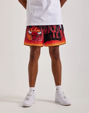 Activewear gear Pro Standard Chicago Bulls Flame Shorts Sustainable fashion practices