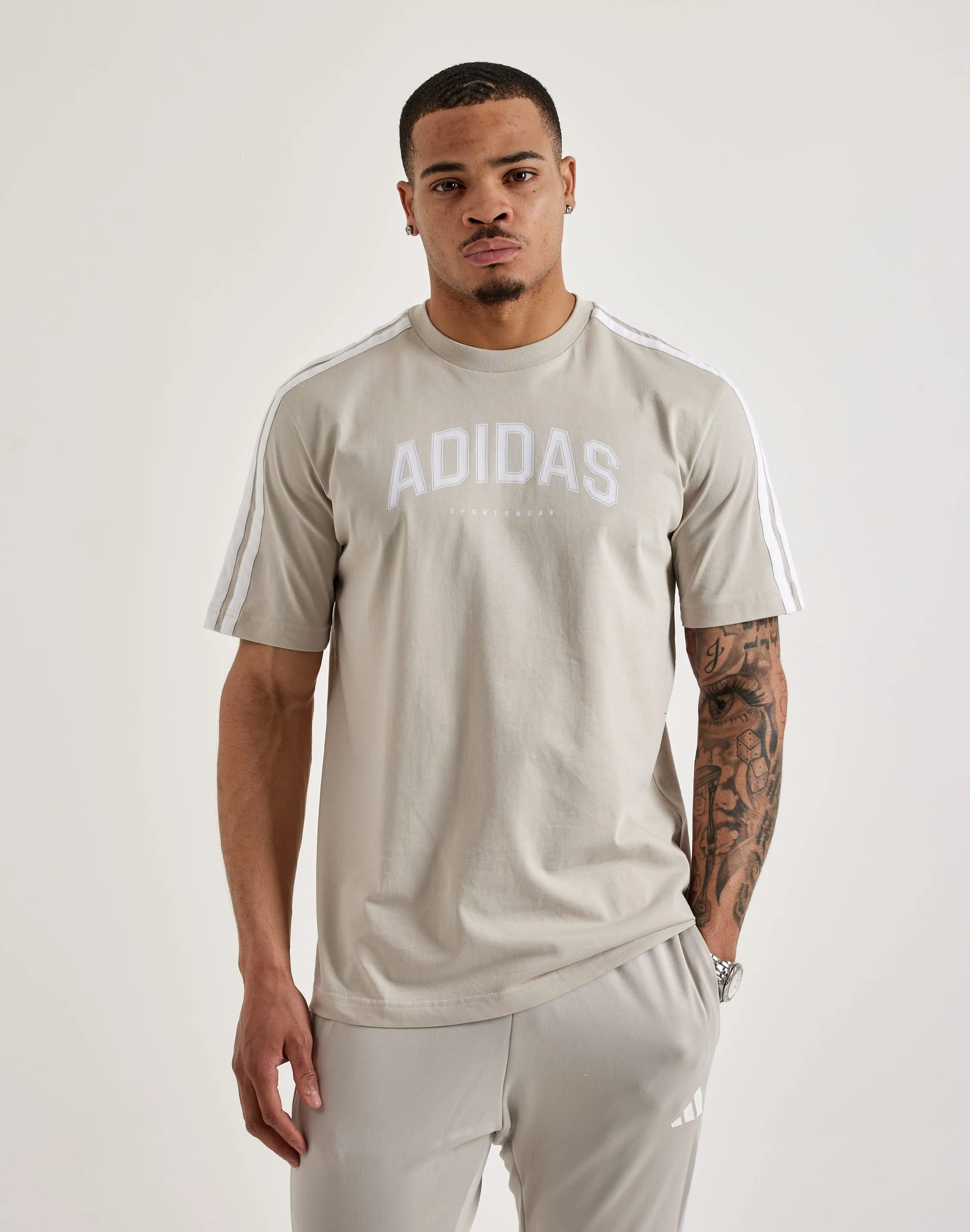 Adidas Collegiate Tee Hip - hop fashion Wool - sourced fashion