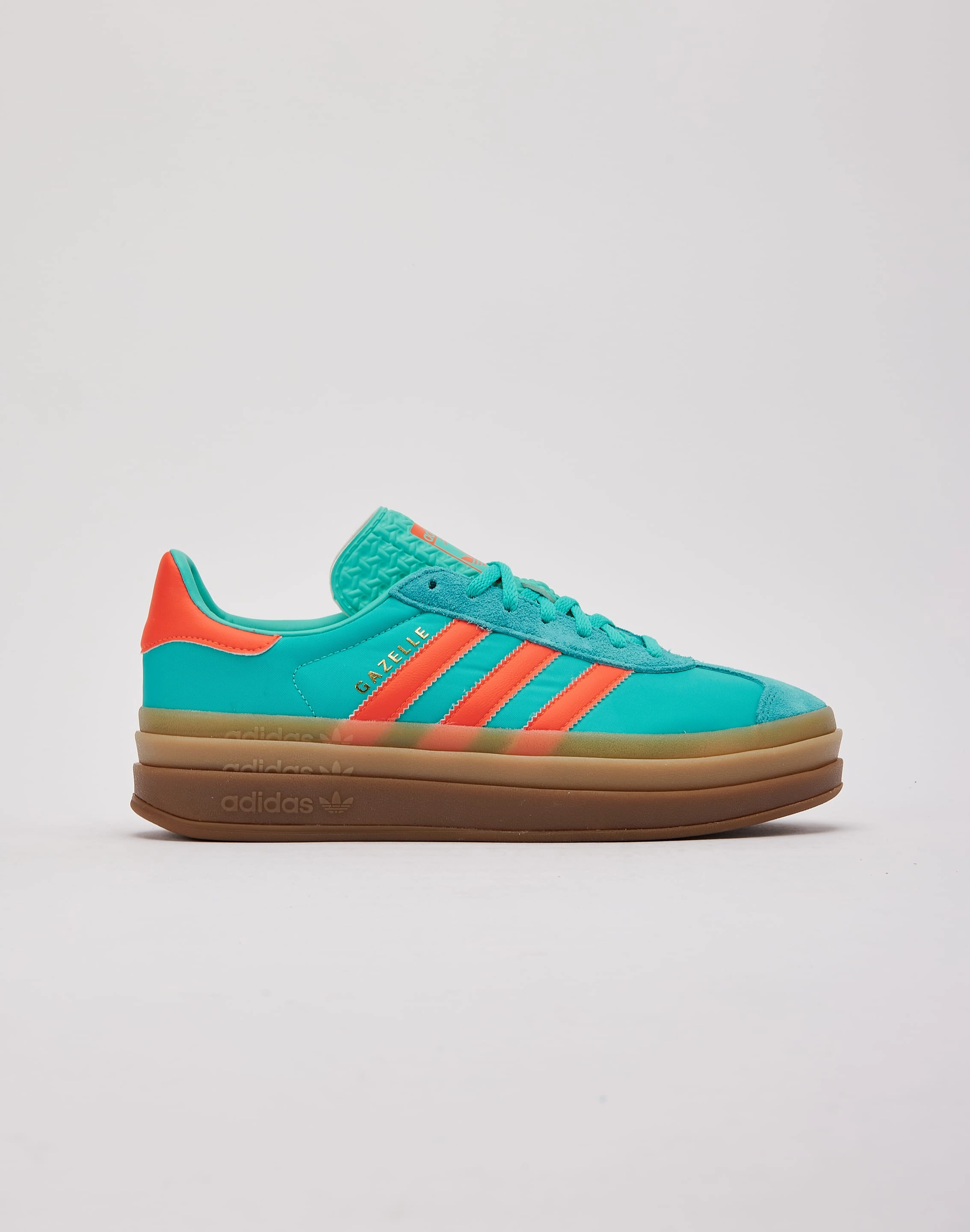 Preppy style items Adidas Gazelle Bold Runway fashion