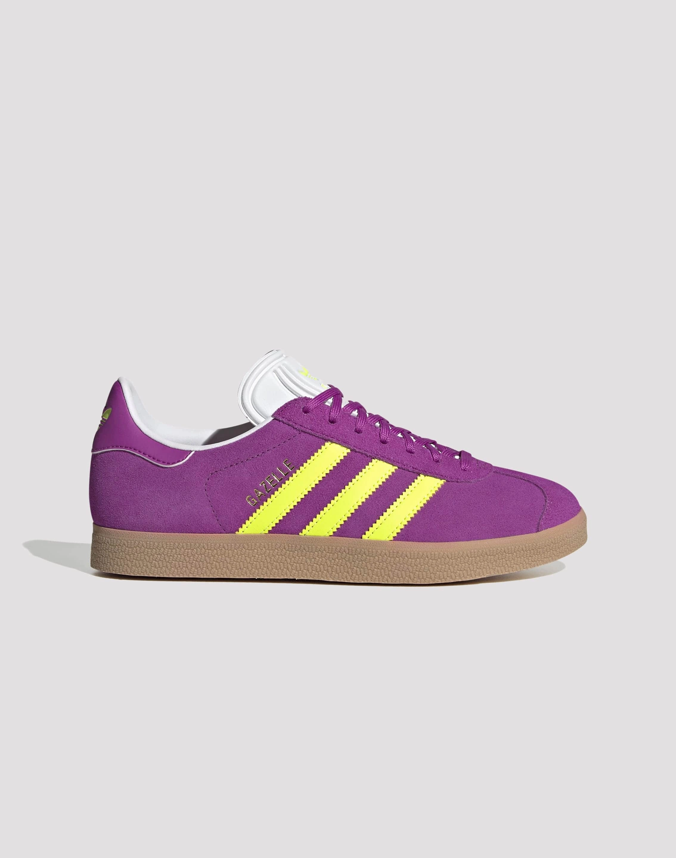 Adidas Originals Gazelle "Purple Burst/Solar Yellow/Off-White" Fashion care (washing, ironing, etc.) New fashion arrivals