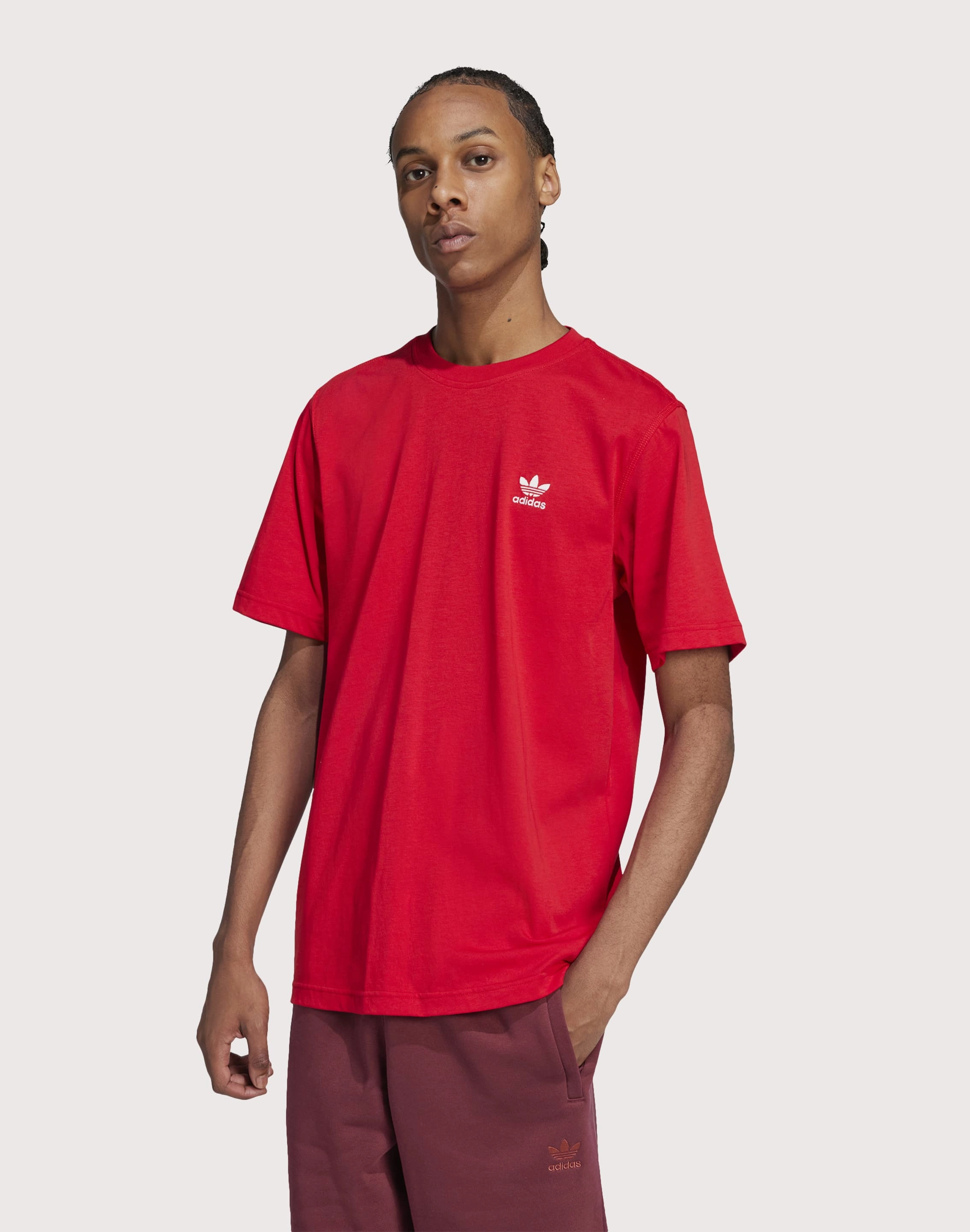 Adidas Originals Trefoil Essentials Tee Organic fashion products Wool - sourced fashion