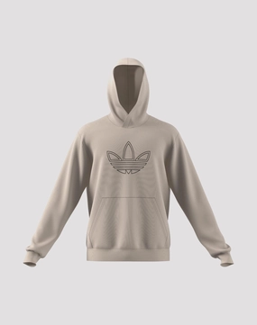 Adidas Outlined Trefoil Pullover Hoodie Fashion must - haves Comfortable apparel