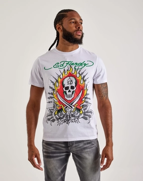 Affordable fashion Ed Hardy 13 Skull Tee Budget - friendly fashion