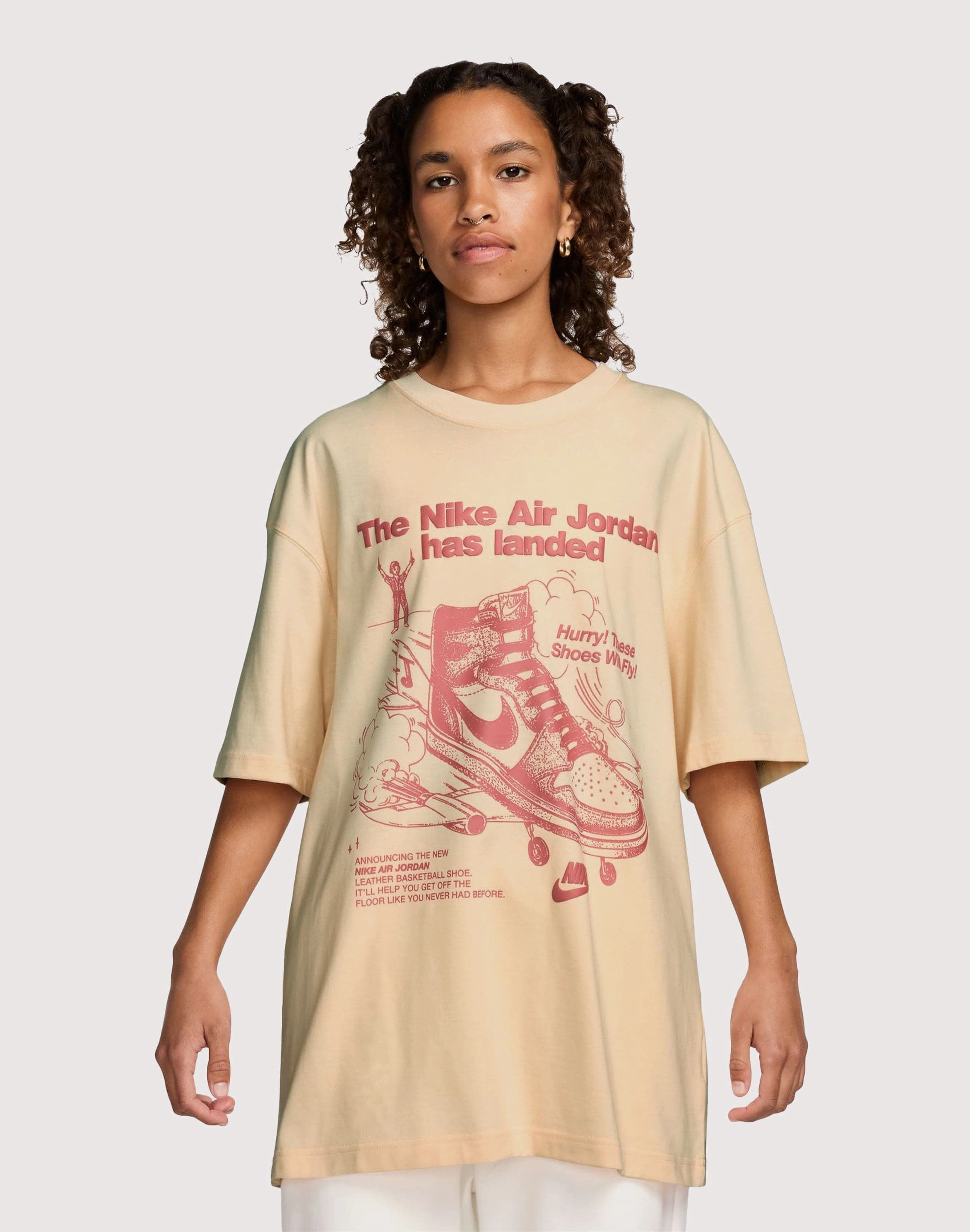 Affordable fashion Jordan Oversized Graphic Tee Fashion technology