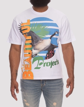 Akoo In Flight White Tee Upcycled fashion Fashion exhibitions