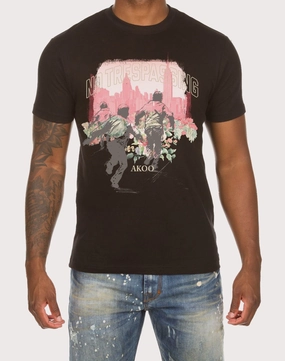 Akoo Toward Black Tee Fashion archives Polyester - used fashion