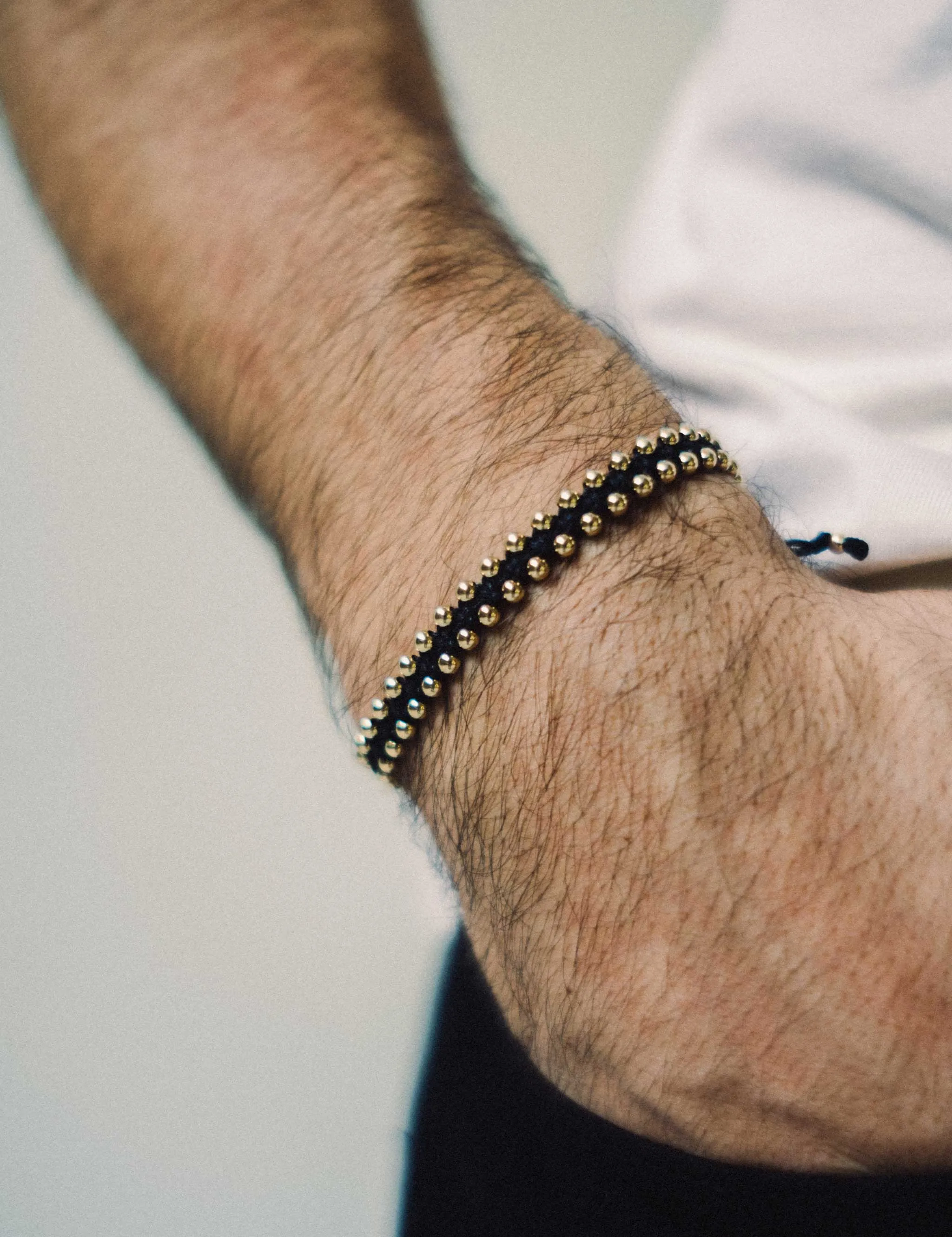 Ally 18k Gold-Filled Bracelet ??Black