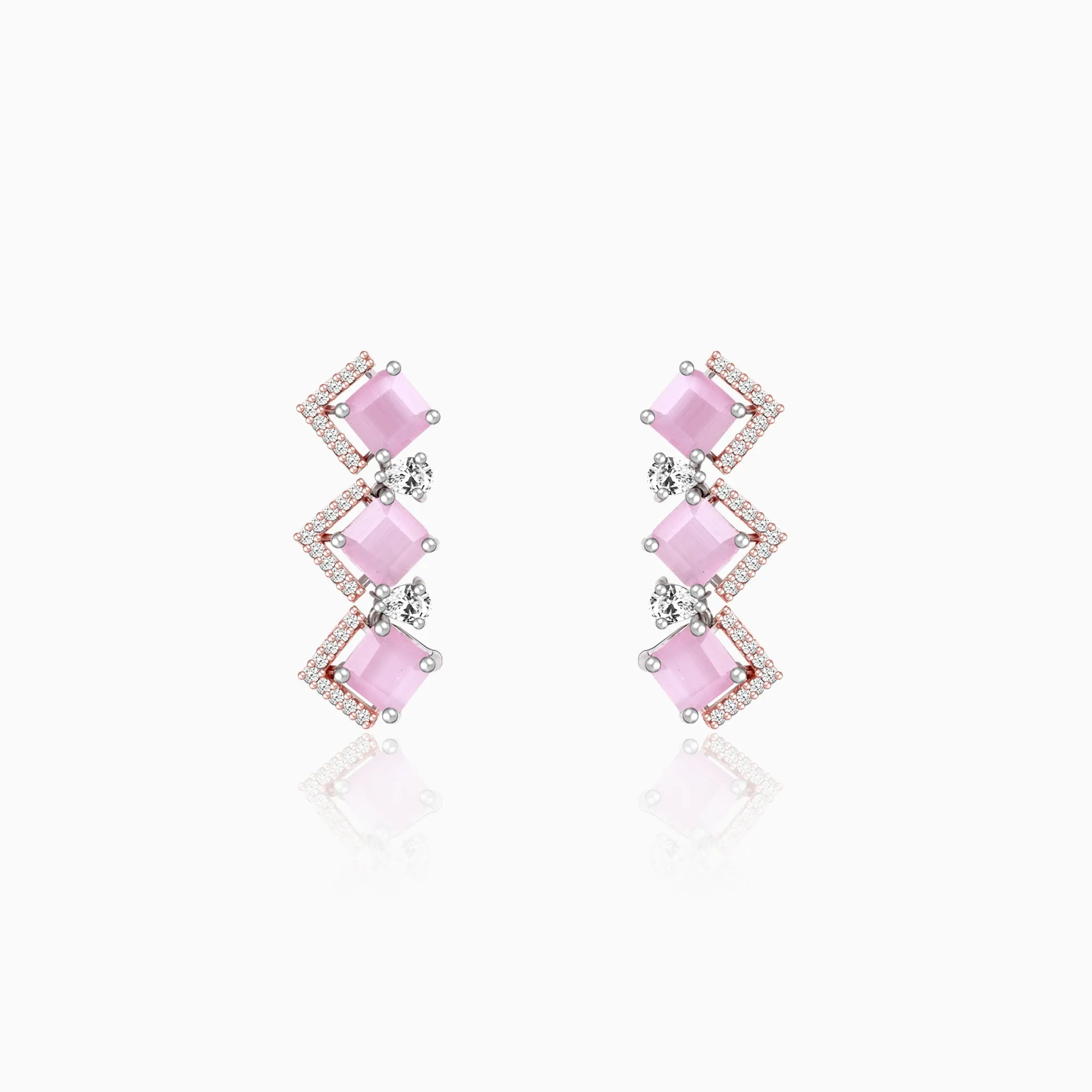 Anushka Sharma French Rose Earrings